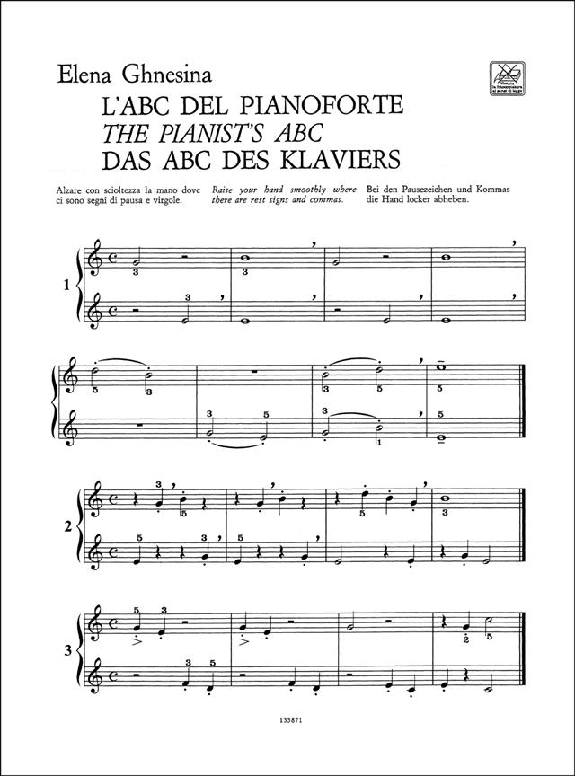 L'Abc Del Pianoforte - pro klavír